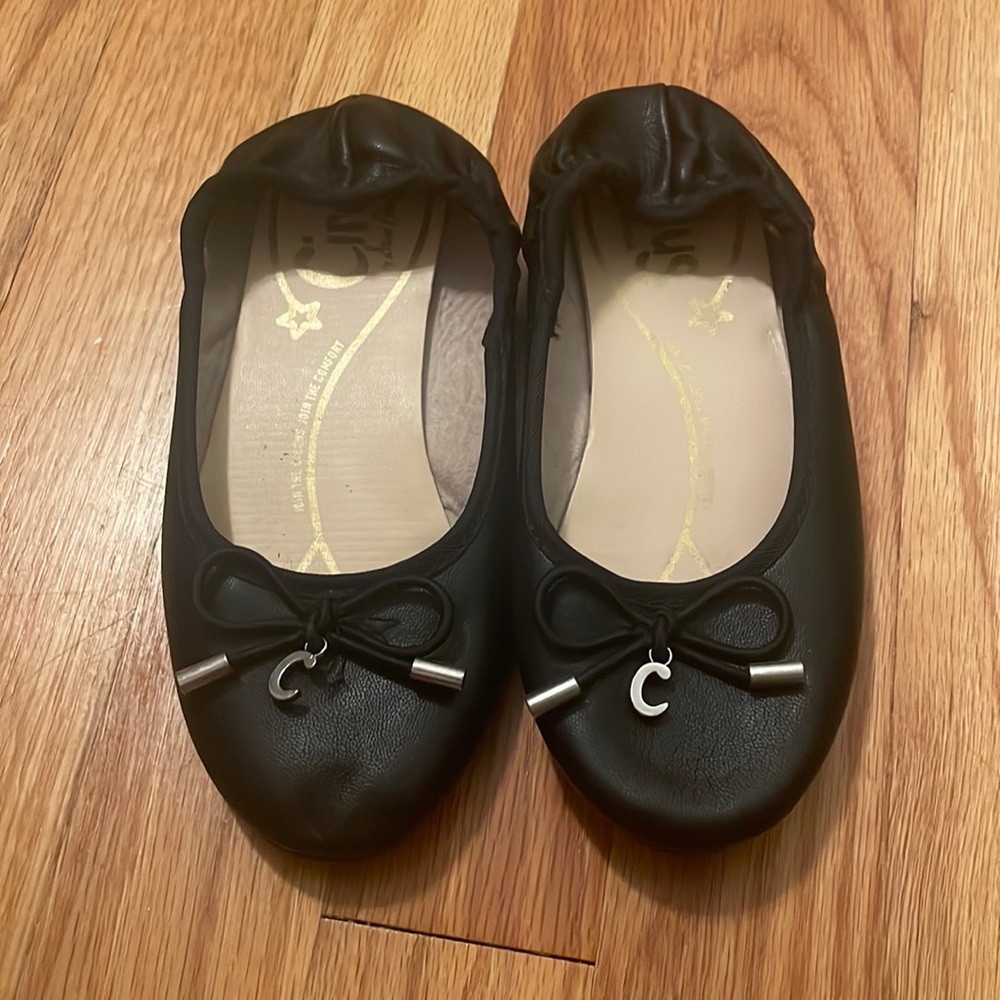 Circus by Sam Edelman Black Ballet Flats size 12 NWOT